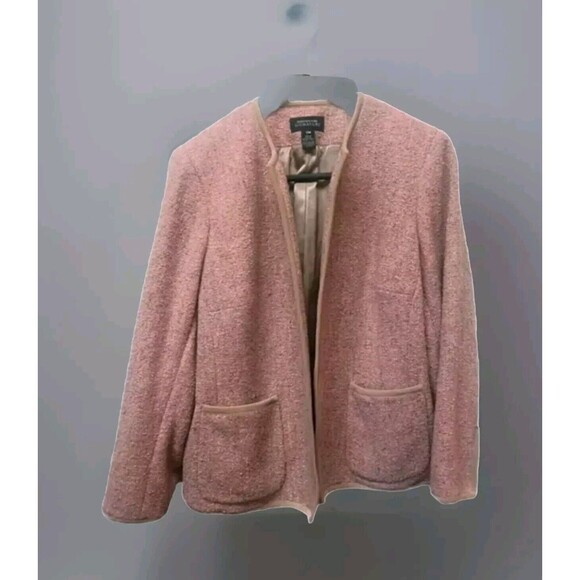NWT Jones New York Collection Womens V-Wool 18W Suit Pink Copenhagen Blazer $199 - Picture 2 of 16